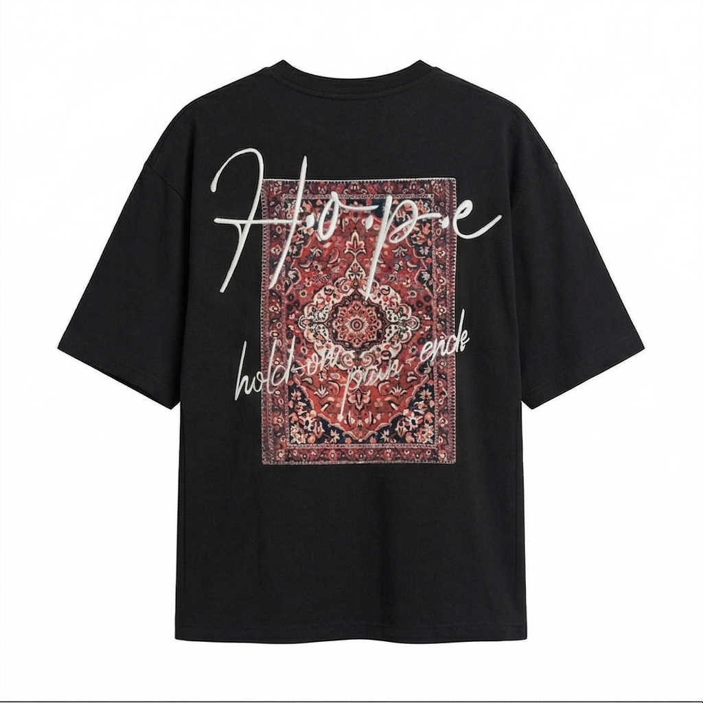 Hope Rug Patch Oversized Tee