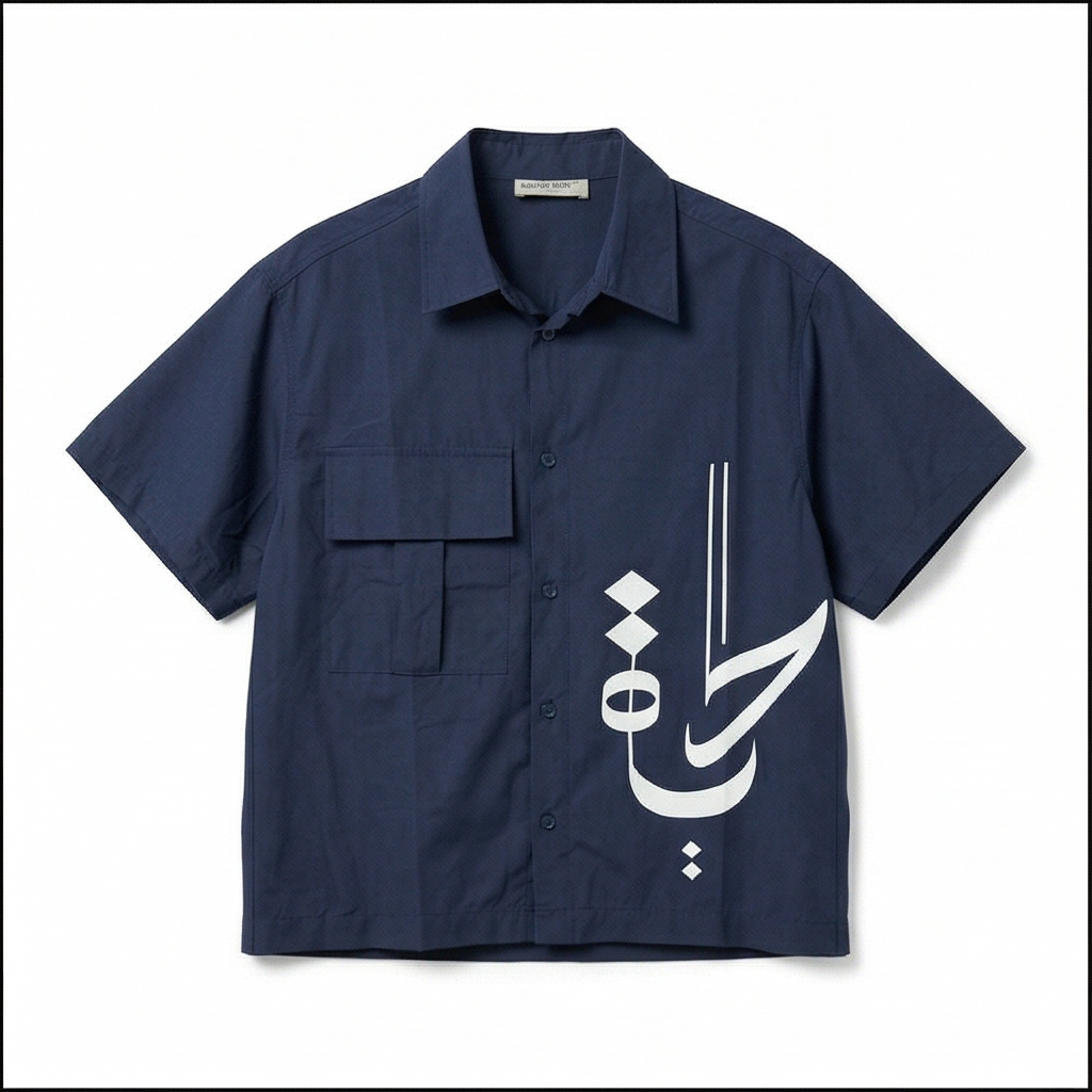 Hayah (حياة) Oversized Graphic Shirt