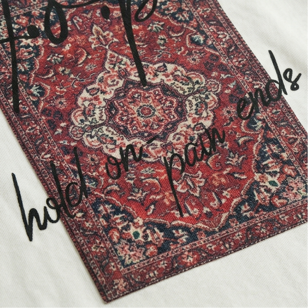 Hope Rug Patch Oversized Tee