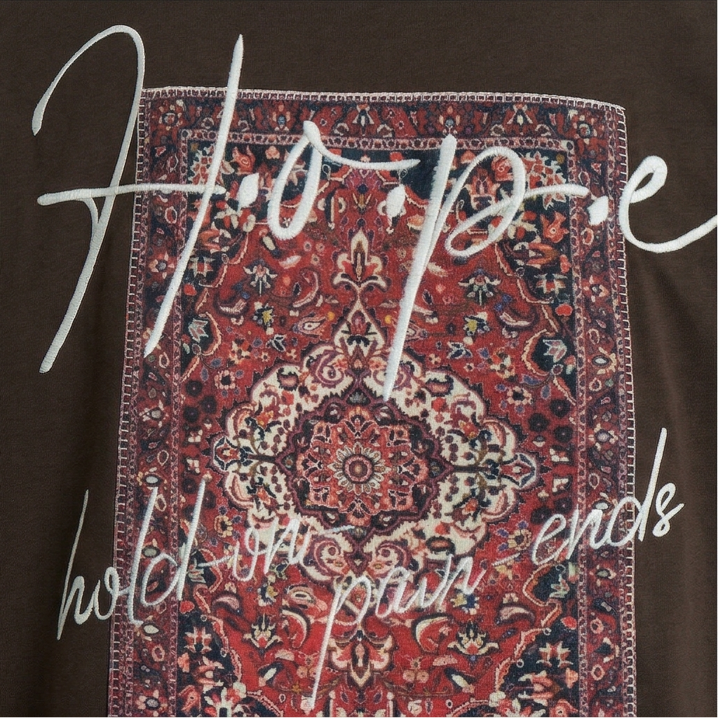 Hope Rug Patch Oversized Tee