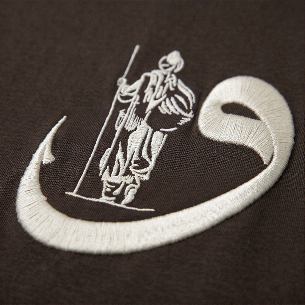 Ornate Waw (و) Calligraphy Oversized Tee