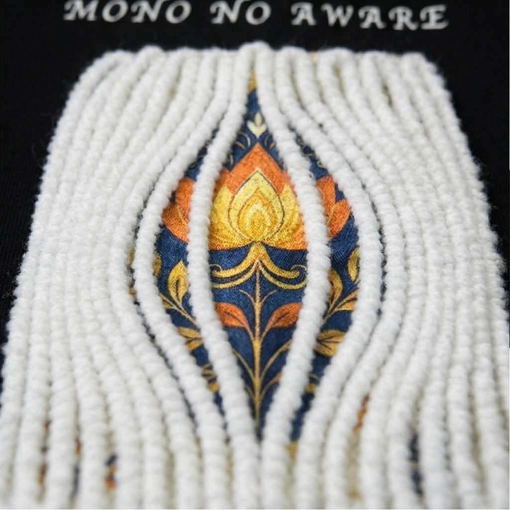 Mono No Aware Oversized Woven Patch T-Shirt