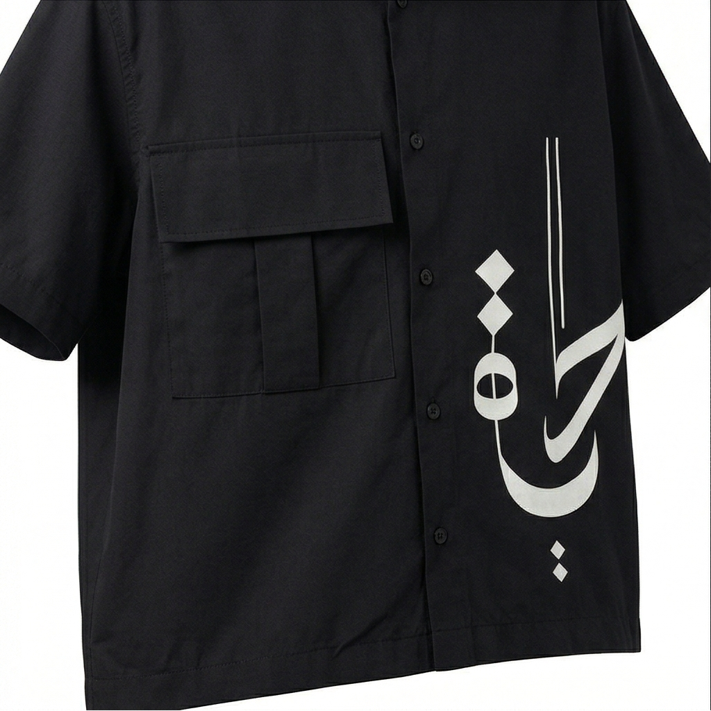 Hayah (حياة) Oversized Graphic Shirt