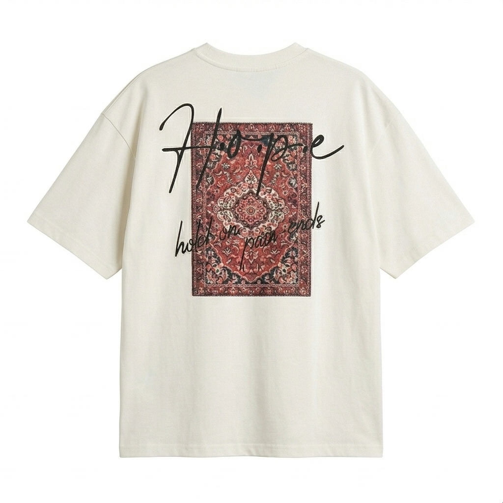 Hope Rug Patch Oversized Tee